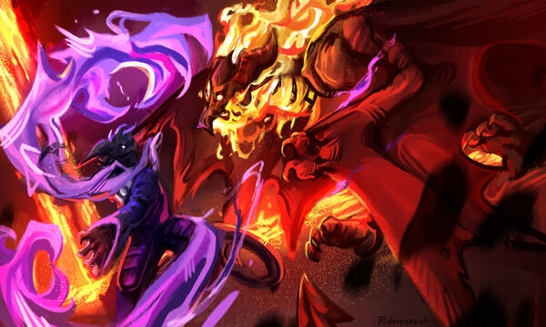 Painted Scene (2 Characters)