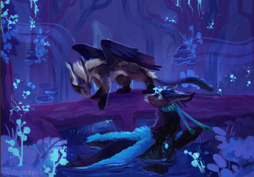 Painted Scene (2 Characters)